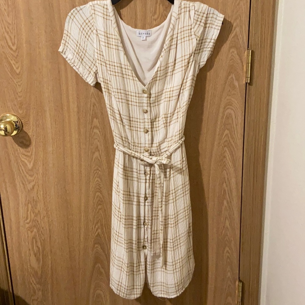 Brown Plaid dress